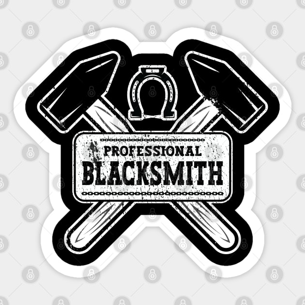 professional blacksmith Sticker by ArtStopCreative